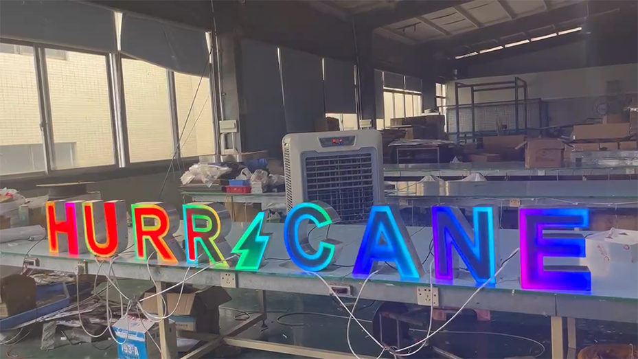 定制LED亚克力发光字招牌字解决方案